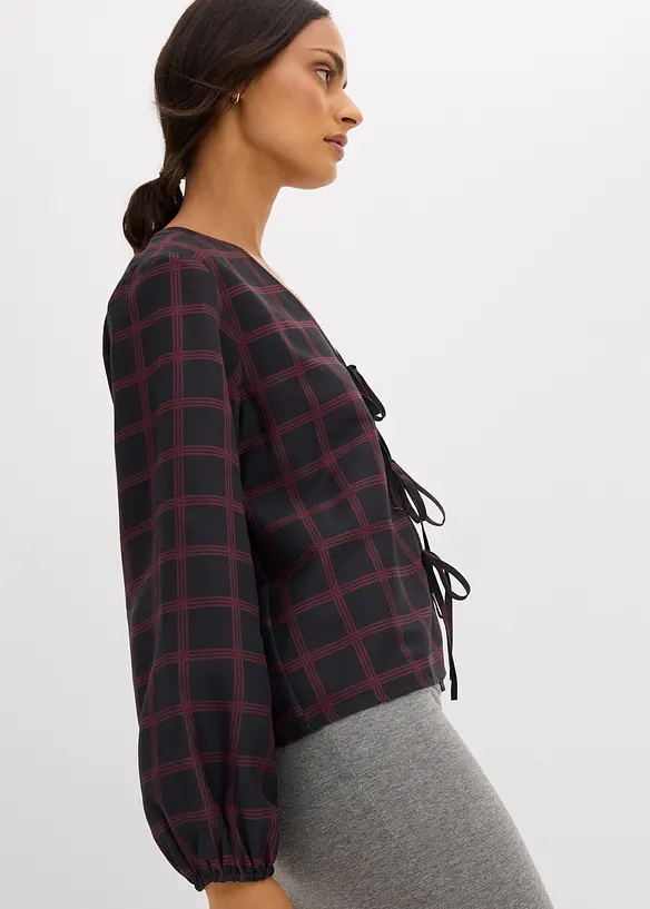 Oversized blus av mjuk viskos, bonprix