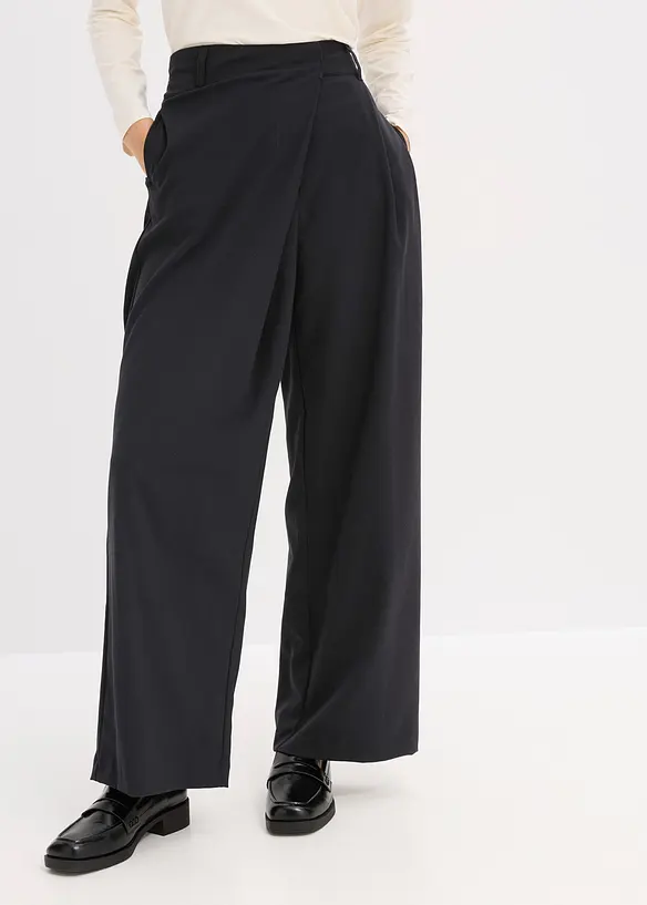Marlenebyxa med omlottlook, bonprix