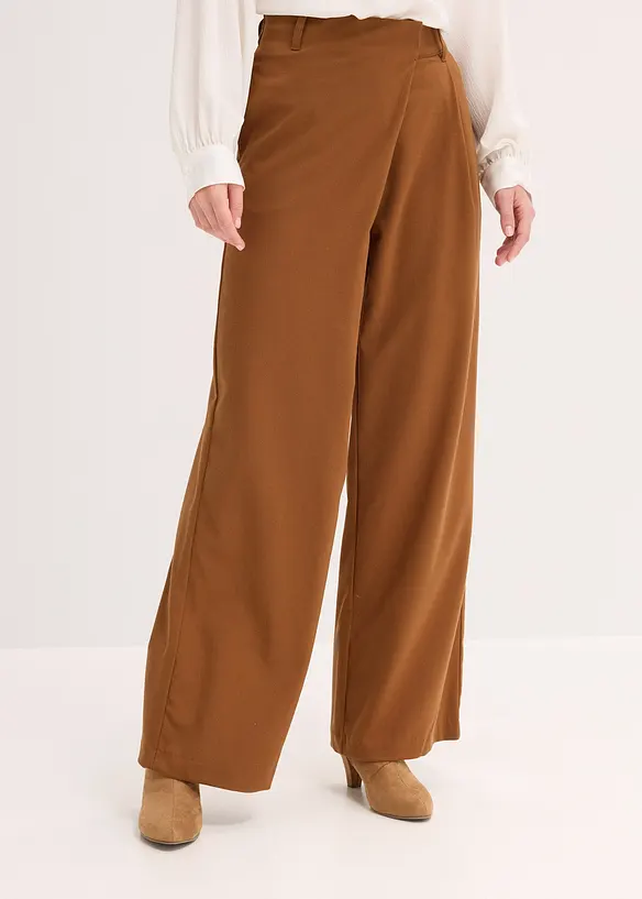 Marlenebyxa med omlottlook, bonprix