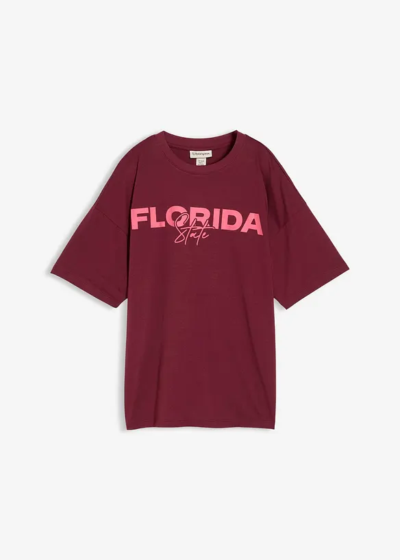 T-shirt i oversizemodell av ekologisk bomull, bonprix