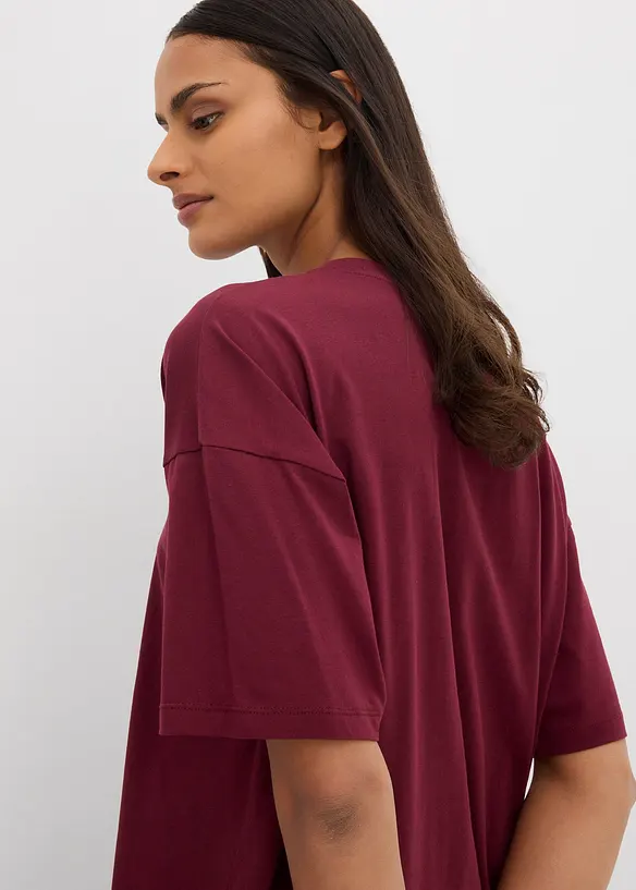 T-shirt i oversizemodell av ekologisk bomull, bonprix