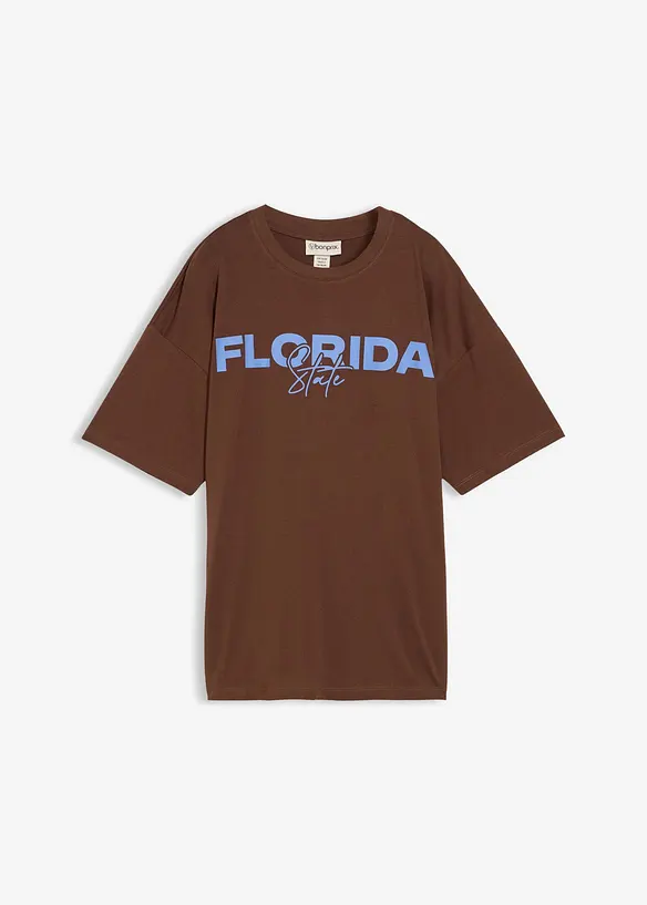 T-shirt i oversizemodell av ekologisk bomull, bonprix