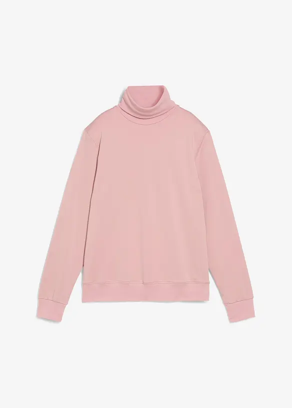 Fodrad topp med polokrage, bonprix