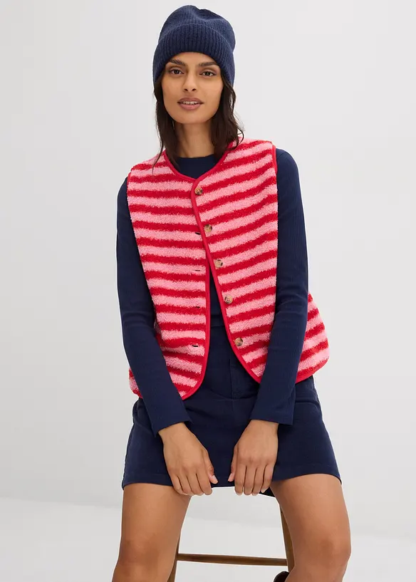 Väst i pälsimitation, bonprix