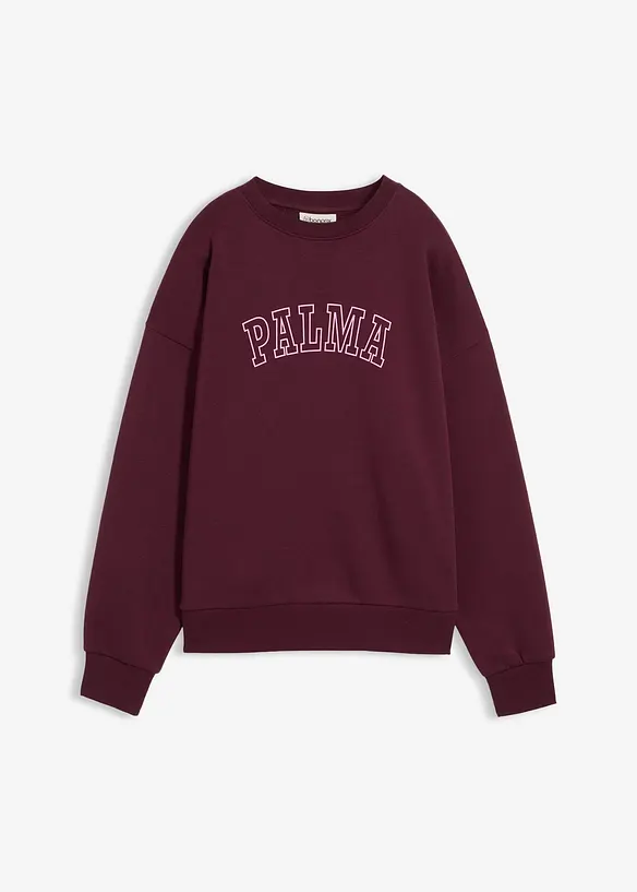 Oversized sweatshirt av bomullsmix, bonprix