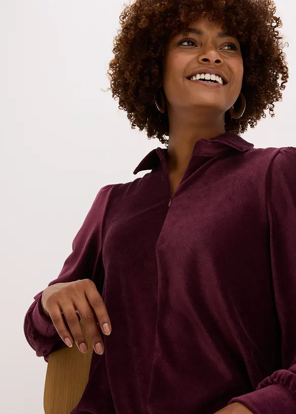 Kort manchesterklänning, bonprix