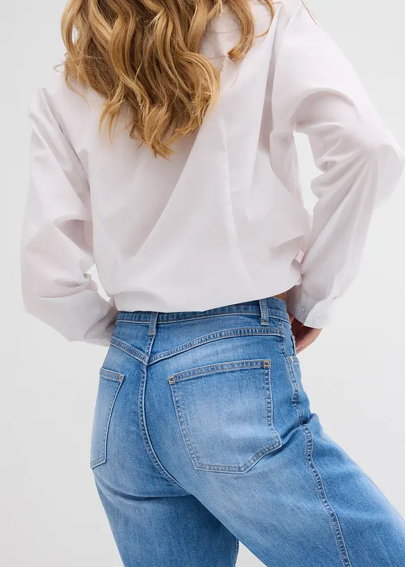Baggy jeans med High Waist, bonprix