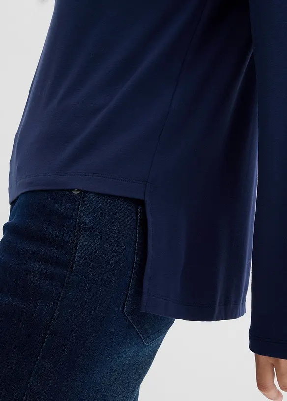 Oversizetopp i stretchig viskosmix med fint fall, bonprix