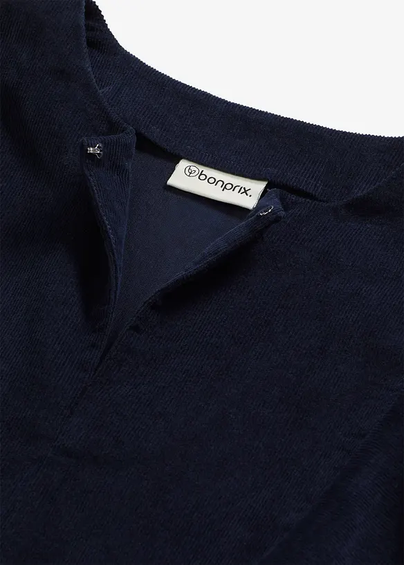 Manchesterklänning i bomull, bonprix