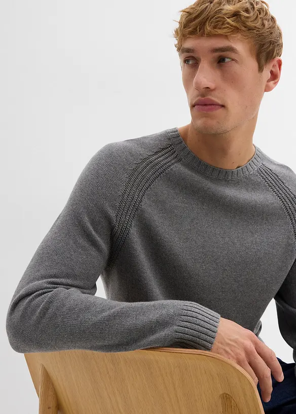 Finstickad tröja, bonprix