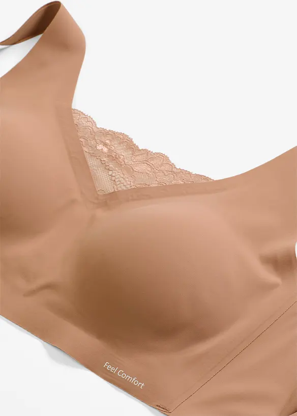 Vadderad laserskuren bralette från Feel Comfort, bonprix