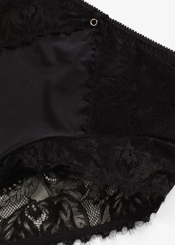Midjetrosa med glansigt material, bonprix