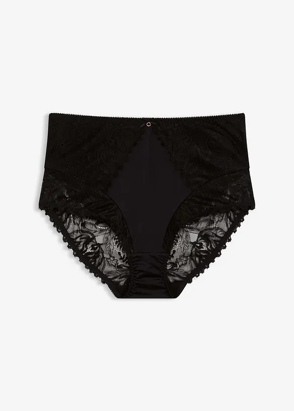 Midjetrosa med glansigt material, bonprix
