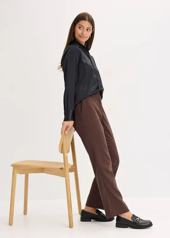 Kostymbyxa med slits, bonprix