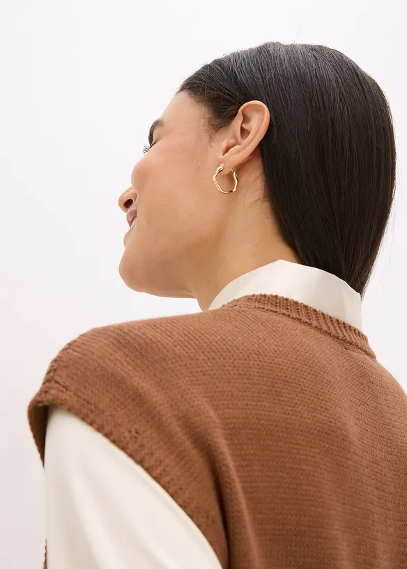 Slipover i bomullsblandning, bonprix