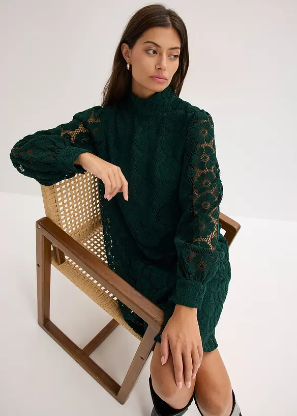 Minikl&auml;nning i spets, bonprix