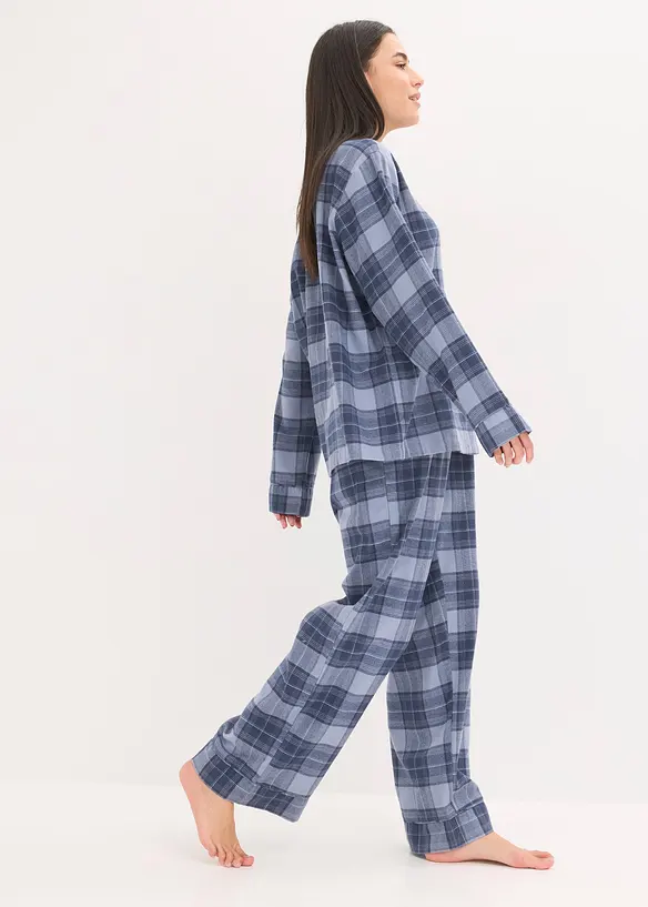 Pyjamas i vävd flanell, bonprix