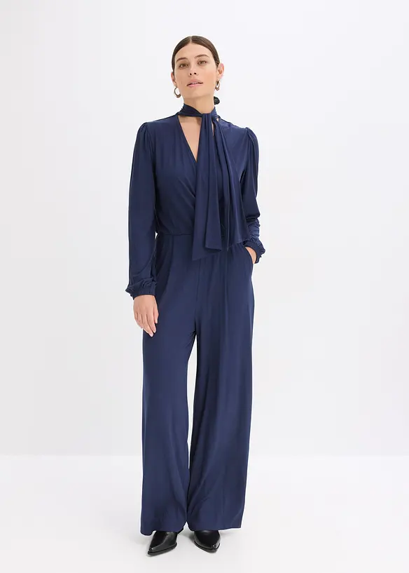 Jumpsuit i f&ouml;ljsam viskosmix, bonprix