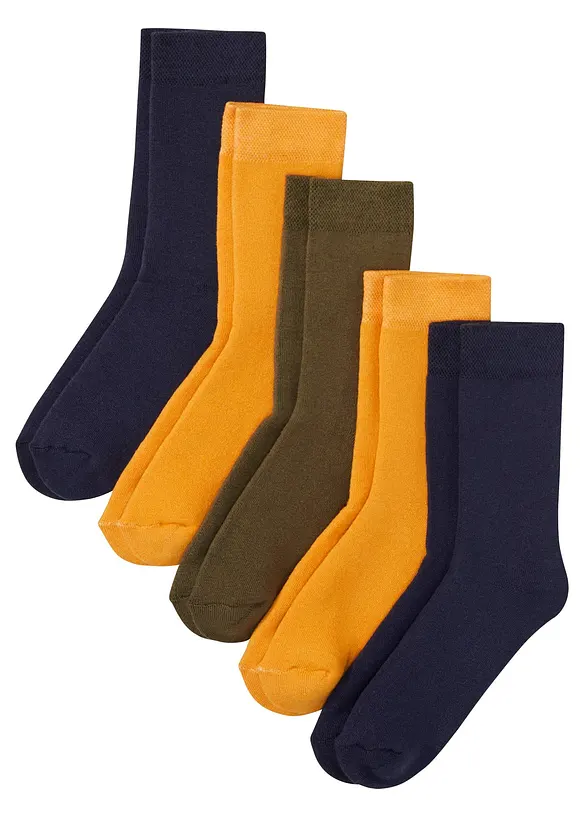 Termostrumpor för barn (5-pack), med ekologisk bomull, bonprix
