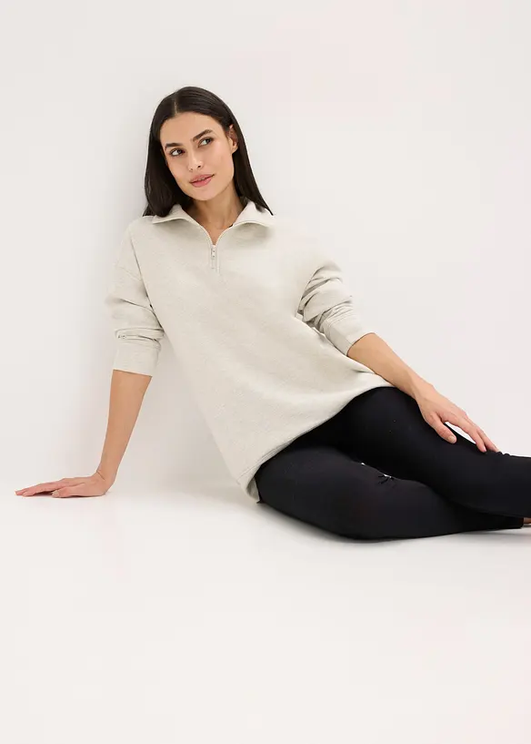 Hemmakläder i sweatshirtmaterial med leggings, bonprix