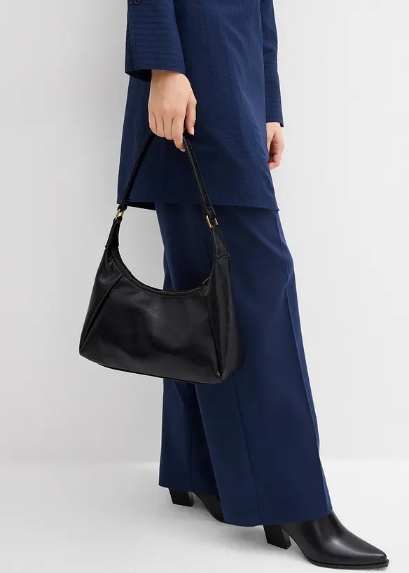 Miniklänning av strukturmaterial, bonprix