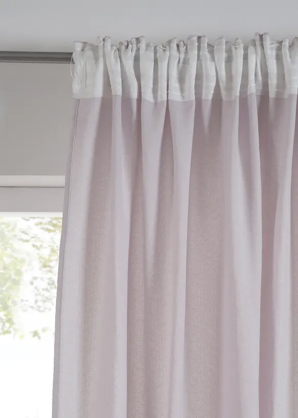 Gardinlängd med krinklade effekter (1 styck), bonprix