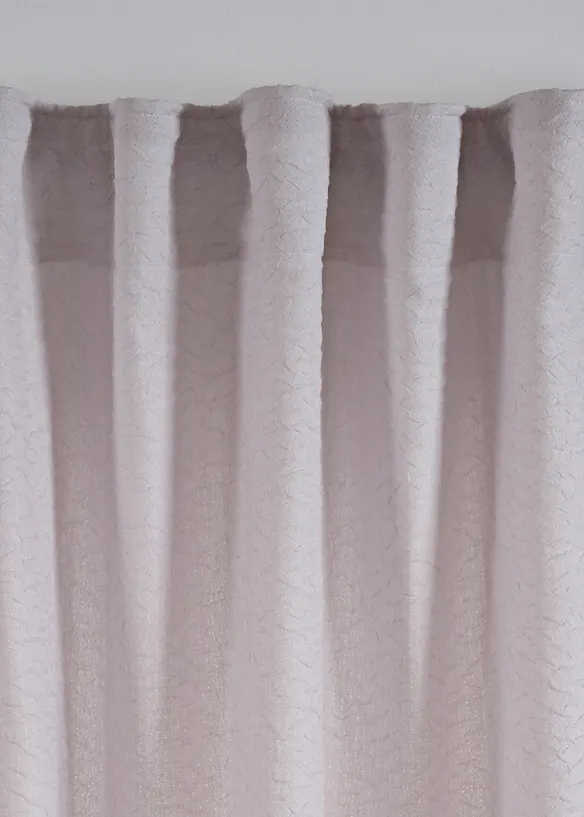 Gardinlängd med krinklade effekter (1 styck), bonprix