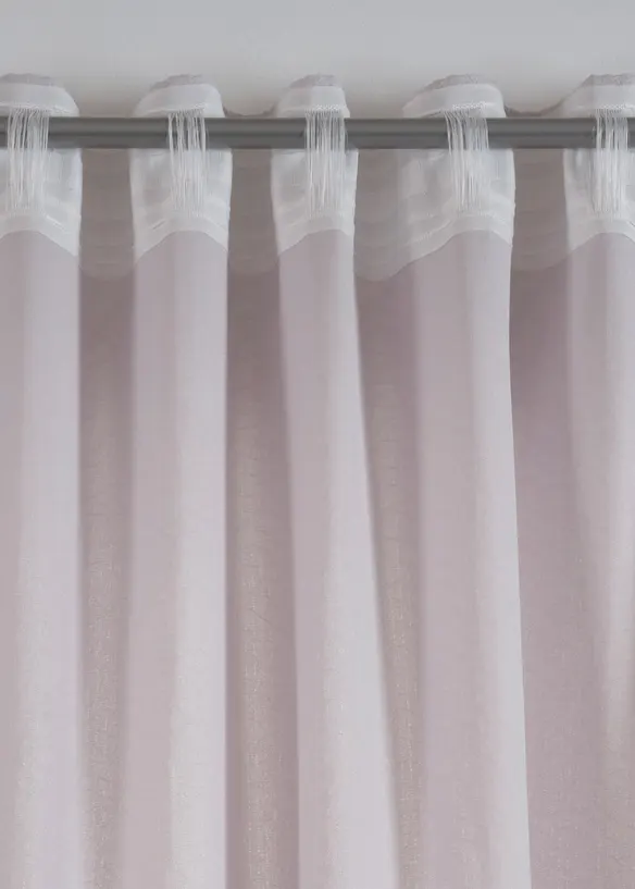 Gardinlängd med krinklade effekter (1 styck), bonprix