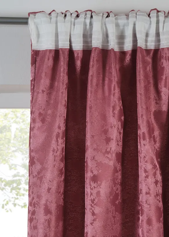 Gardinlängd i jacquard (1-pack), bonprix