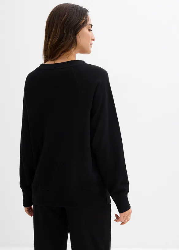 Mamma-/amningssweatshirt i ekologisk bomull, bonprix