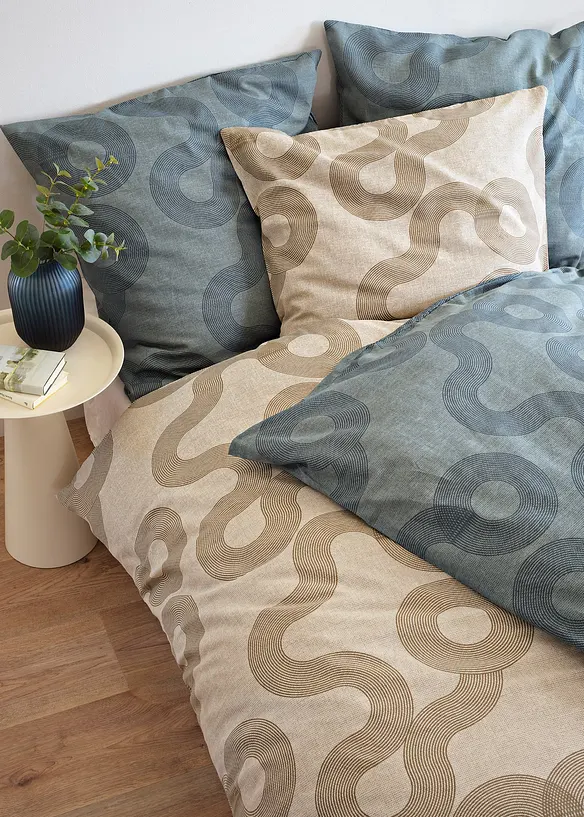 P&aring;slakanset med grafiskt m&ouml;nster, bonprix