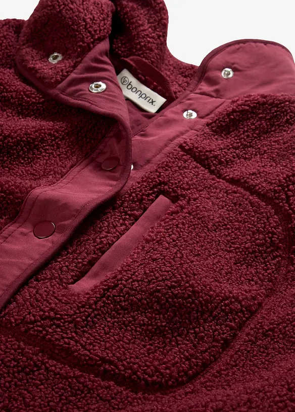 Mammajacka med babyficka i teddyfleece, bonprix