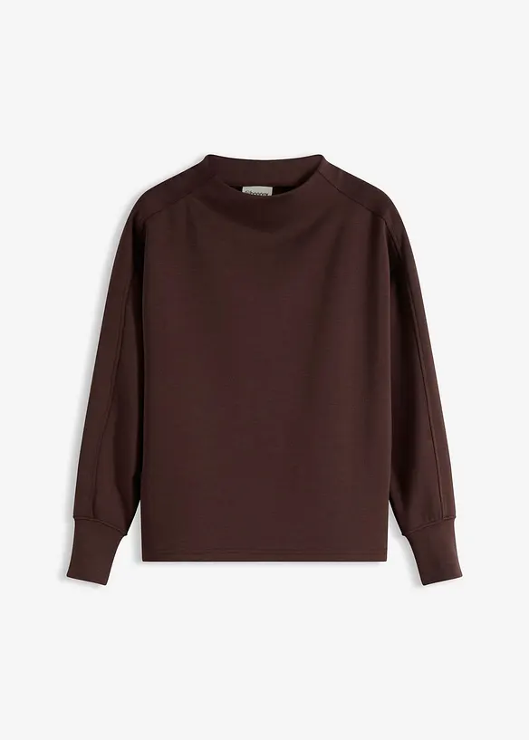 Oversizeweatshirt i mjuk och stabil trikå, bonprix