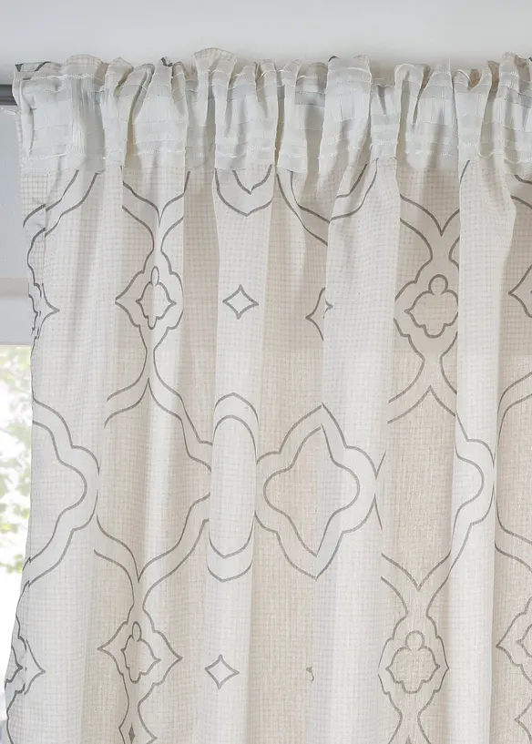 Gardin av återvunnen polyester (1-pack), bonprix