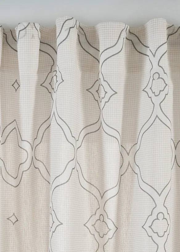 Gardin av återvunnen polyester (1-pack), bonprix