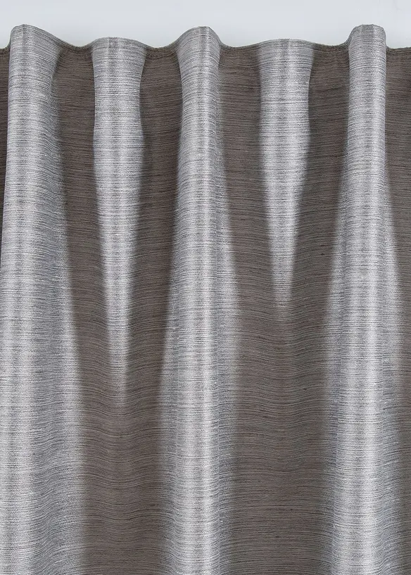 Mörkläggande gardinlängd i sidenlook (1-pack), bonprix