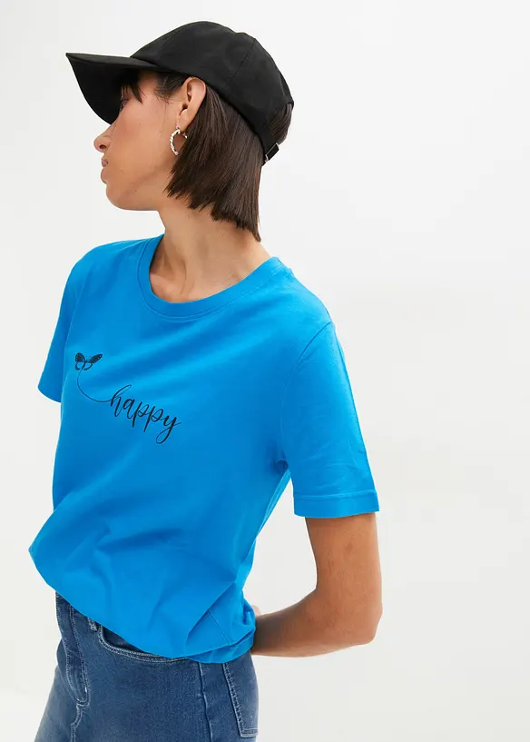 T-shirt av ren bomull, bonprix
