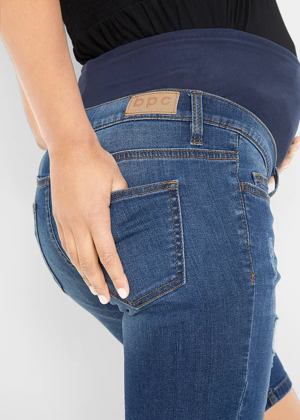 Mammamode: jeansbermudas, Regular Fit, bonprix