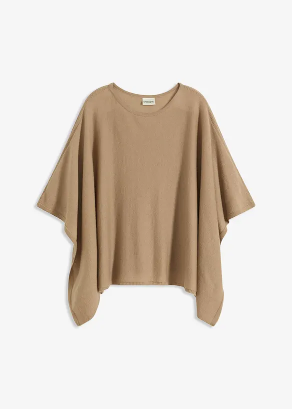 Kort ylleponcho, bonprix