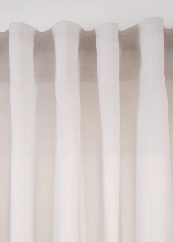 Gardin i återvunnet material (2-pack), bonprix