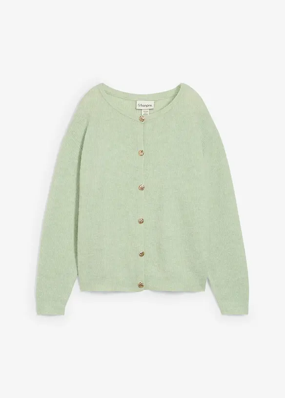 Cardigan med varm alpackaull, bonprix