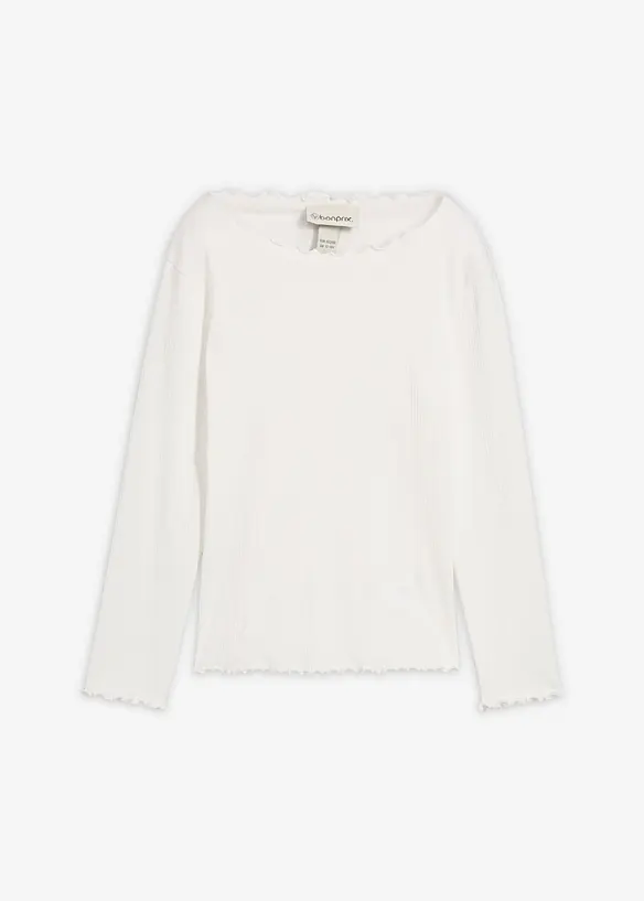 Långärmad T-shirt i ren bomull för barn, bonprix