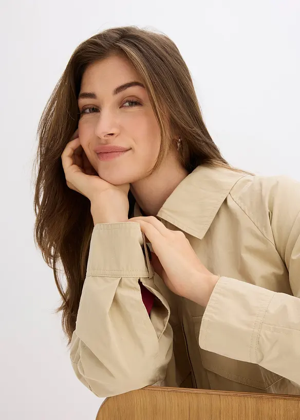 Kort trenchcoat, bonprix