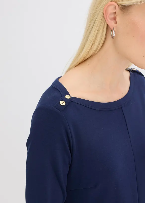 Jerseyklänning av bekväm Punto di Roma, bonprix