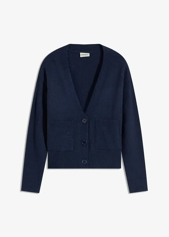 Stickad oversizekofta, bonprix