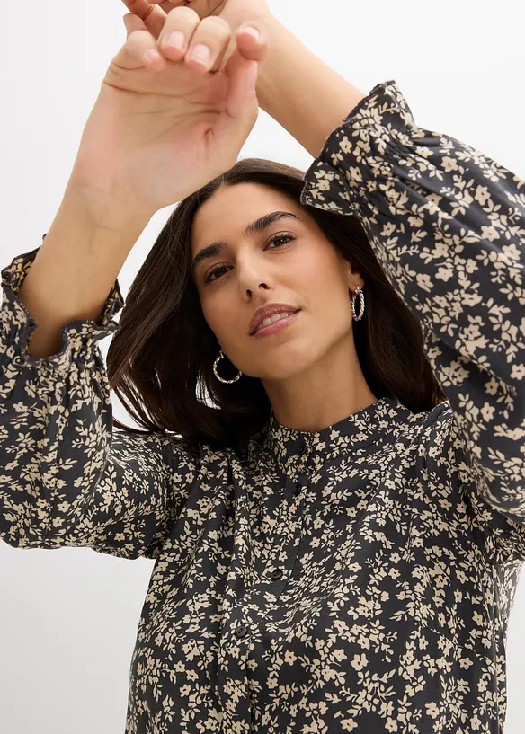 Miniklänning i följsam viskos, bonprix