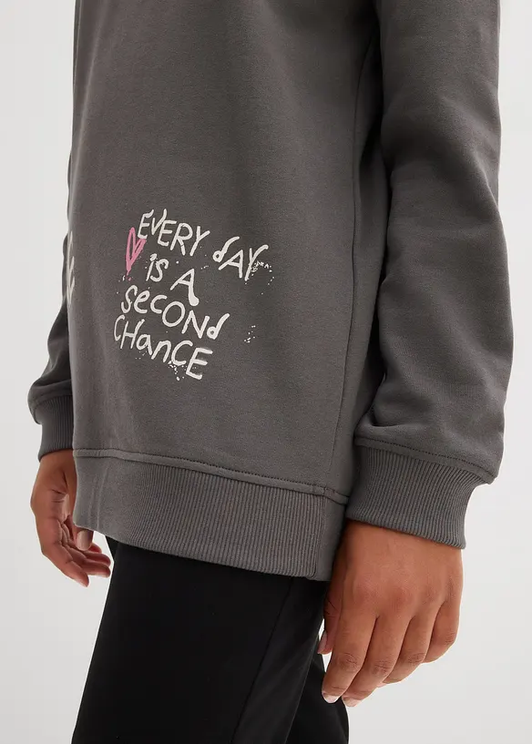 Sweatshirt av ekologisk bomull, bonprix