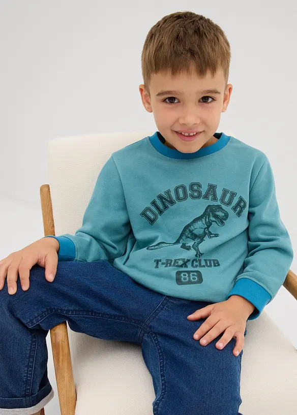 Sweatshirt av mjuk bomullsmix, bonprix