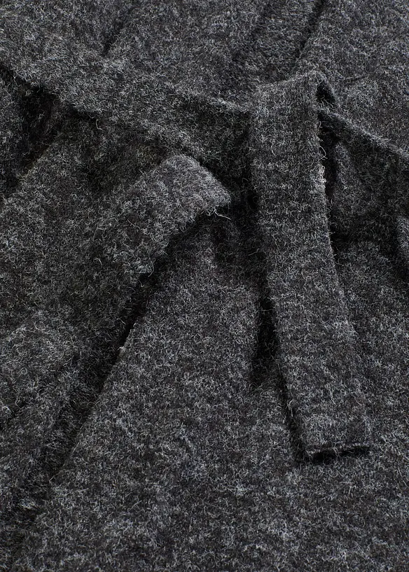Fluffig cardigan i lurvigt material, bonprix