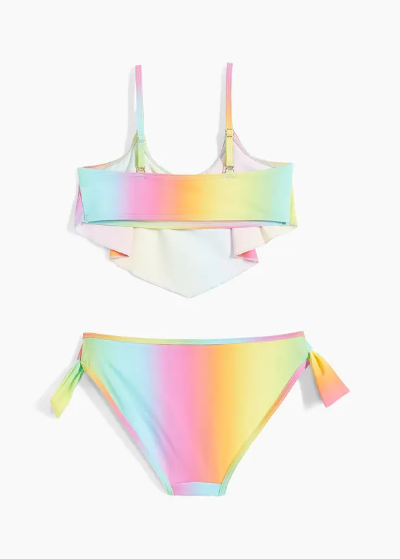 Bikini för barn i återvunnen polyamid (2 delar), bpc bonprix collection